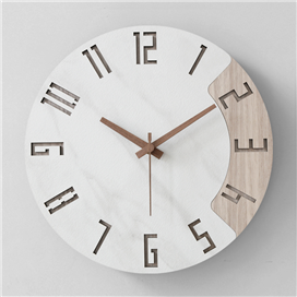 Wall Decor Wooden Clock